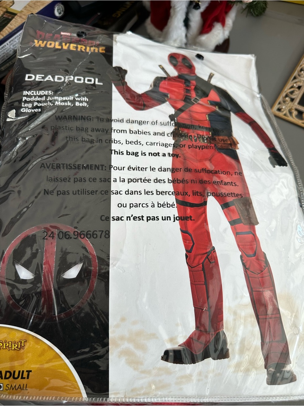 Adult Wolverine Deadpool Red Costume - Official Marvel Design